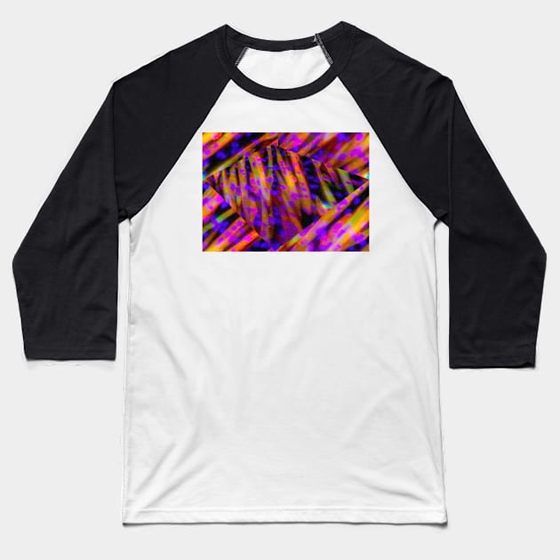 Organic Abstract Baseball T-Shirt by MAMMAJAMMA